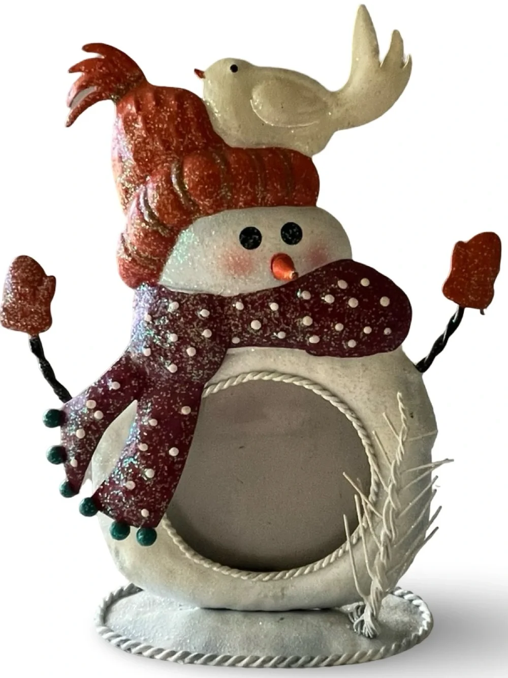 Snowman Holiday Decor Snowman Picture Frame